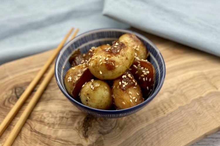 Vegan Gamja Jorim (Korean Braised Potatoes)