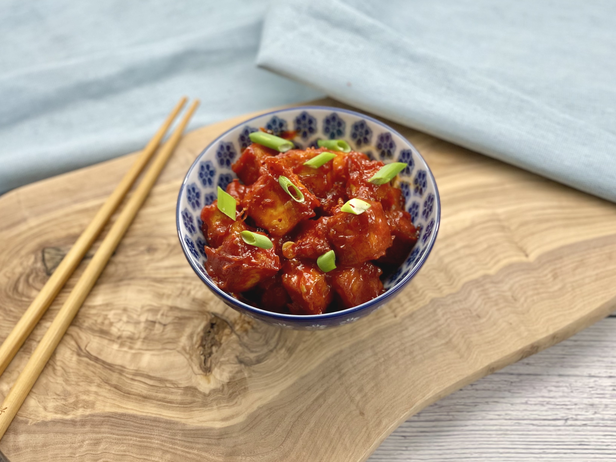 You are currently viewing Vegan Spicy Korean Tofu