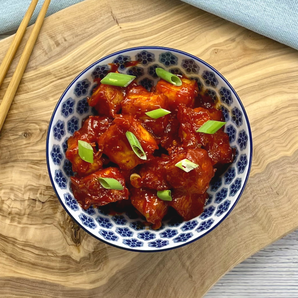 Vegan Spicy Korean Tofu | The Vegan Planet Kitchen