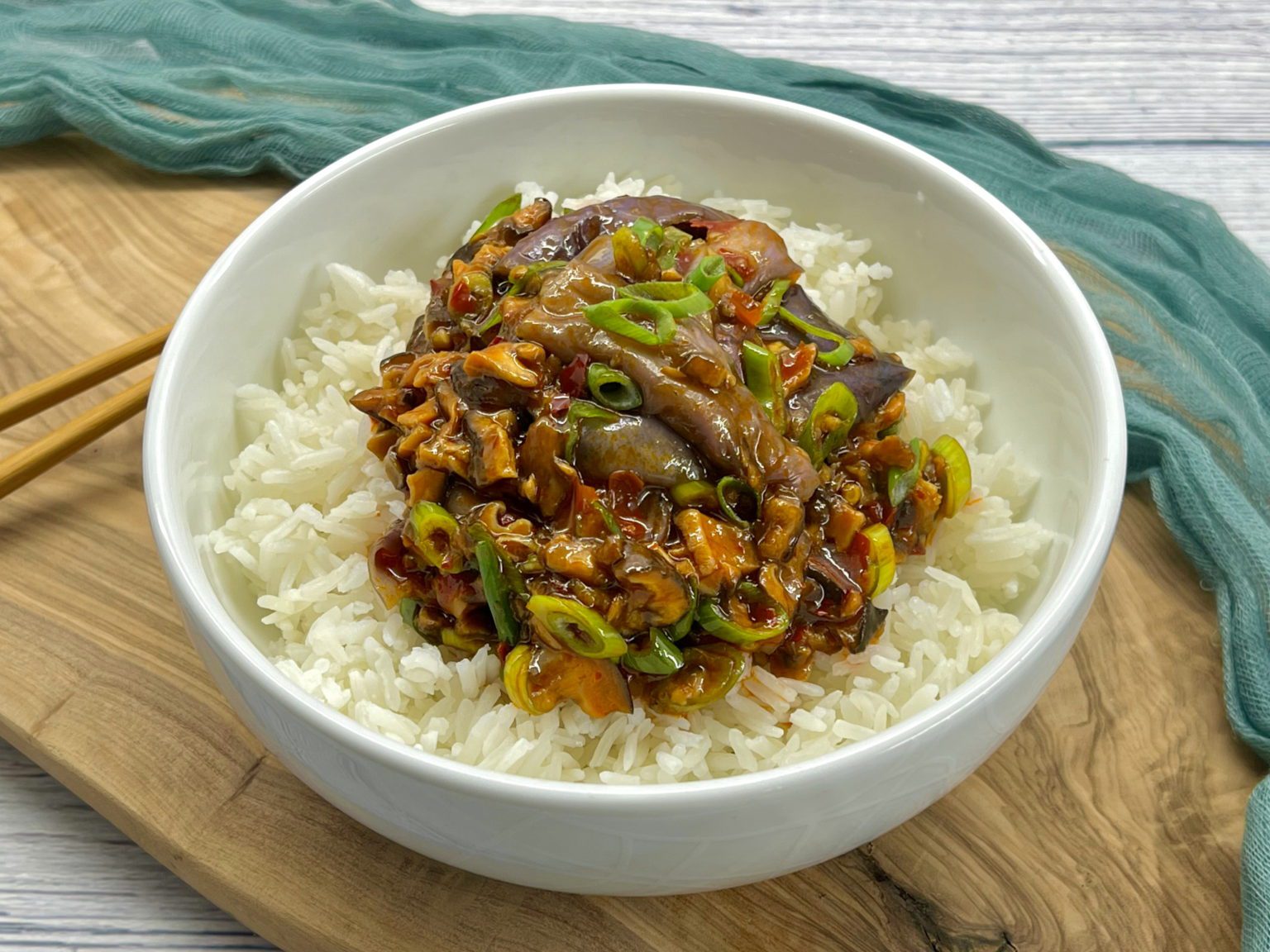 Vegan Fish Fragrant Eggplant The Vegan Kitchen