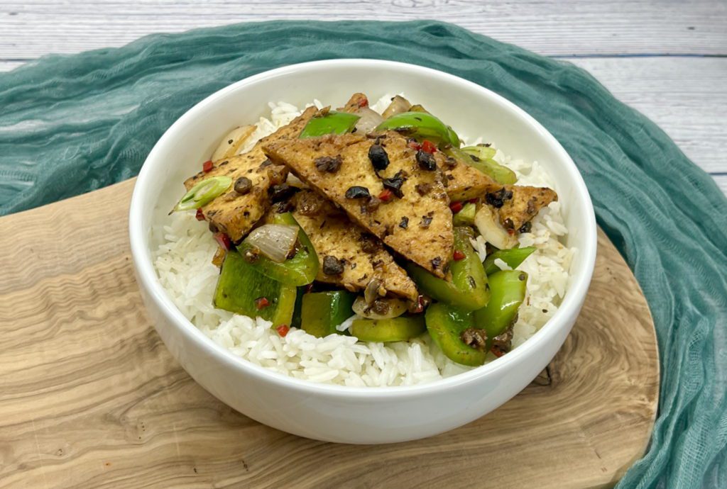 Tofu and Black Bean Sauce