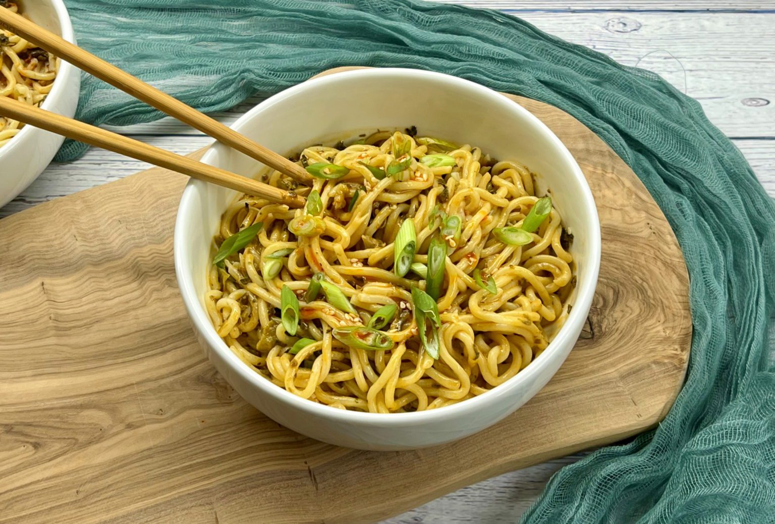 Hot Dry Noodles (热干面, Re Gan Mian) The Vegan Kitchen