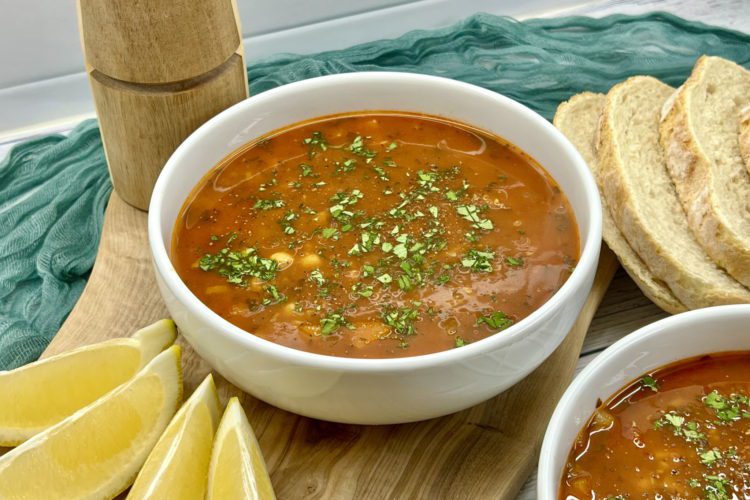 Vegan Chorba Frik – Algerian Freekeh Soup