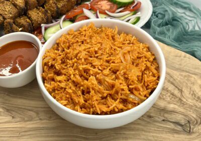 Read more about the article Vegan Jollof Rice – Party Rice
