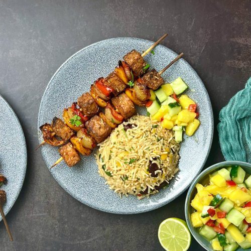 St Lucian Tempeh Skewers Caribbean Kebabs The Vegan Kitchen