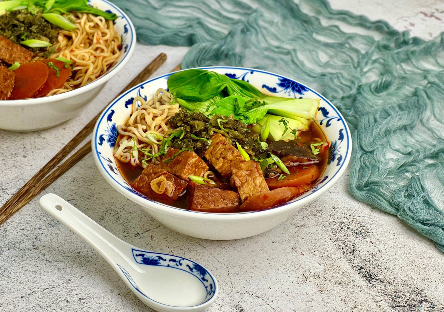 Vegan Taiwanese Beef Noodle Soup | The Vegan Planet Kitchen