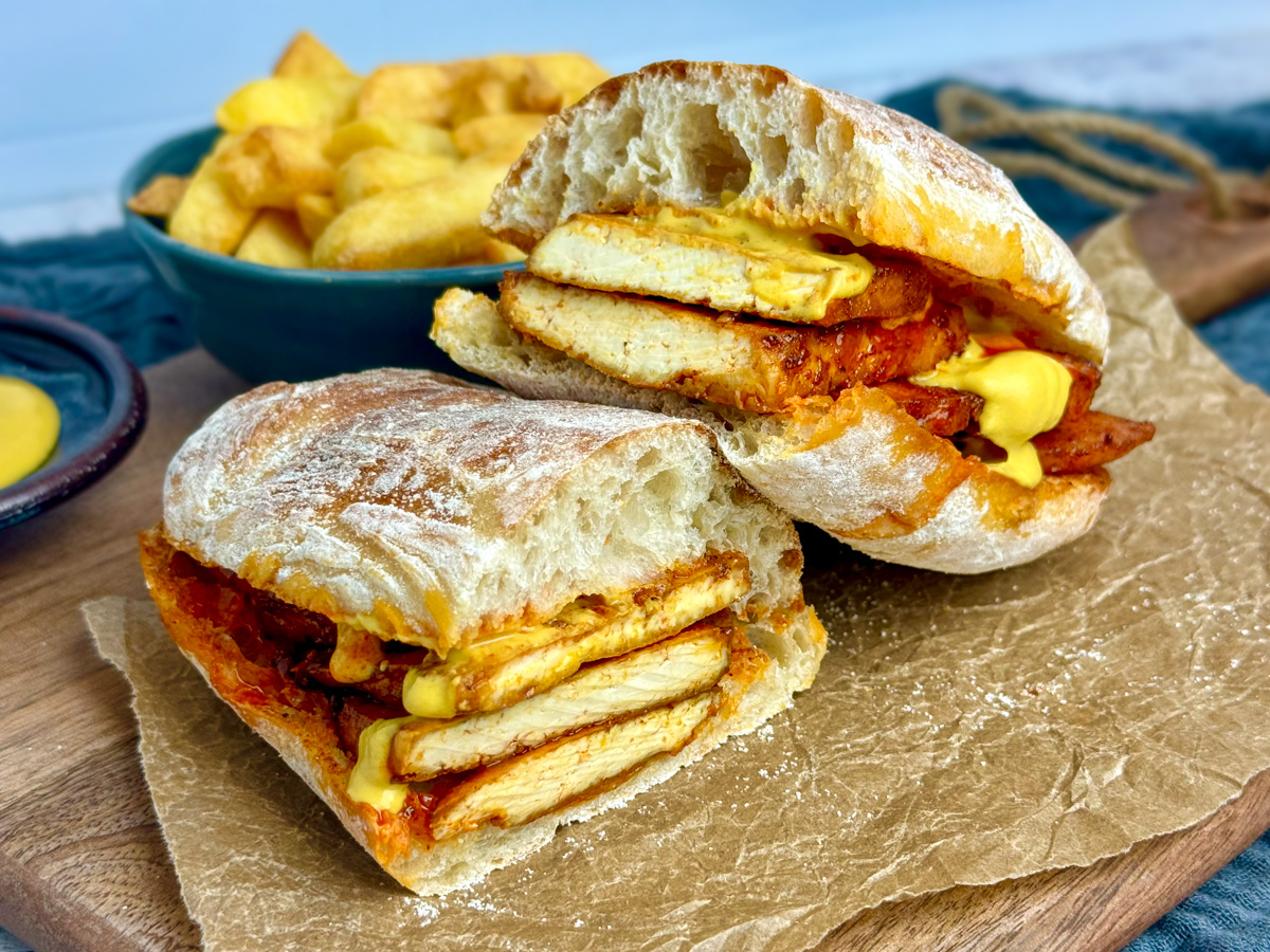 Vegan Bifana - Portuguese Tofu Sandwich | The Vegan Planet Kitchen