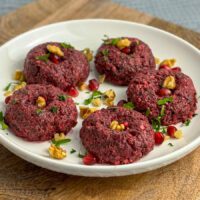 Beetroot Pkhali, Georgian Beetroot and Walnut Spread