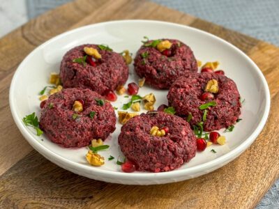 Read more about the article Beetroot Pkhali – Georgian Beetroot and Walnut Spread